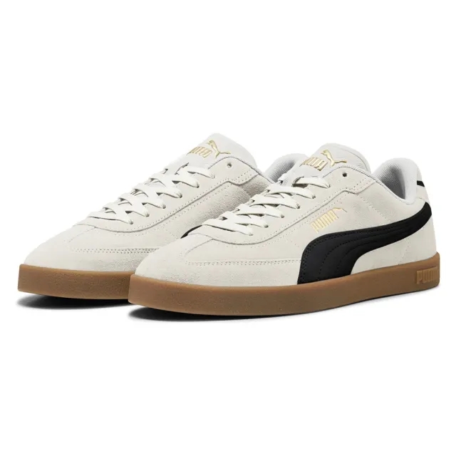 PUMA Club II Era Suede Sneakers Unisex, Vapor Grey/Black/Gum