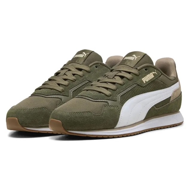 PUMA Softride ST Miler Sneakers Unisex, Loden Green/White/Gum