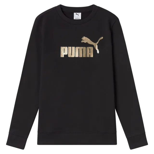 Puma Ess+ Textured Foil Big Logo Sweatshirt