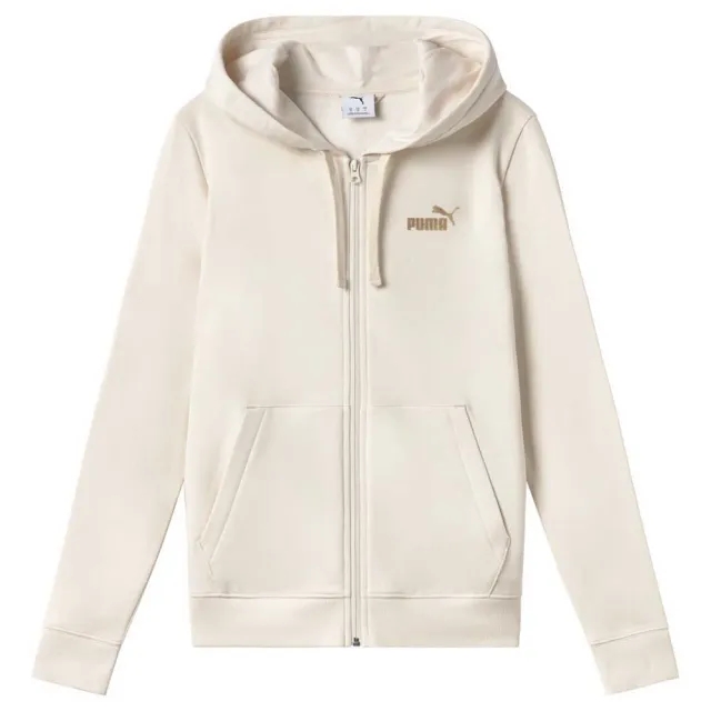Puma Essentials+ Textured Foil Full Zip Sweatshirt