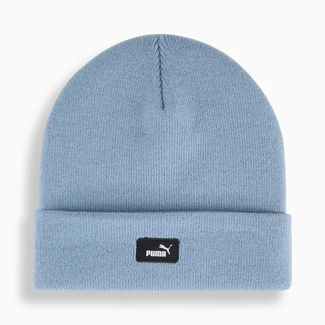 PUMA Essentials Mid Crown Beanie Hat, Cool Blue