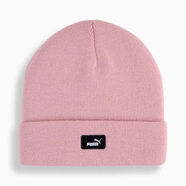 PUMA Essentials Mid Crown Beanie Hat, Poised Pink