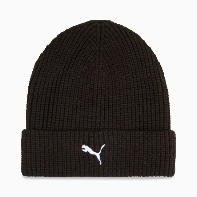 PUMA Premium Essentials High Crown Beanie Hat, Black