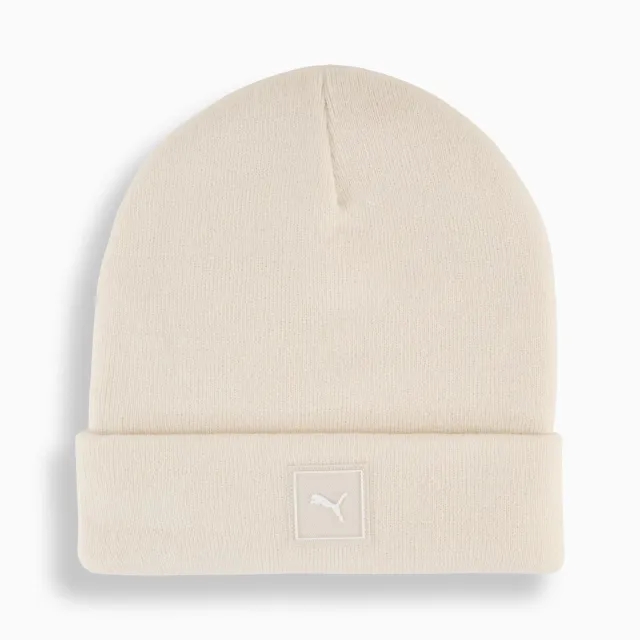 PUMA Wardrobe Essentials High Crown Beanie Hat, Alpine Snow