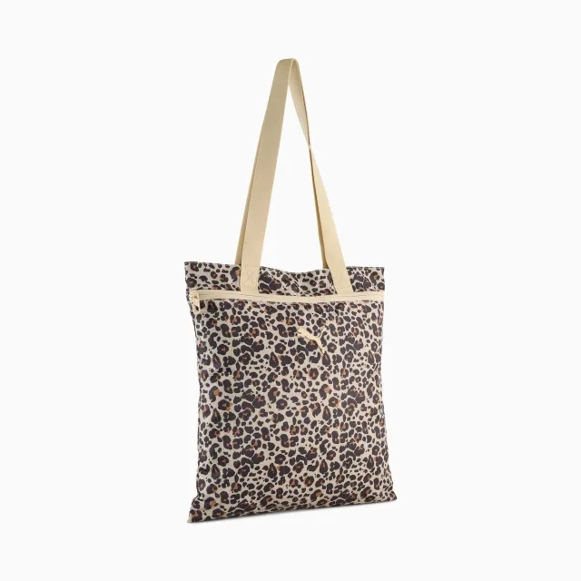 PUMA Pop Tote Women, Toasted Almond/Animal AOP