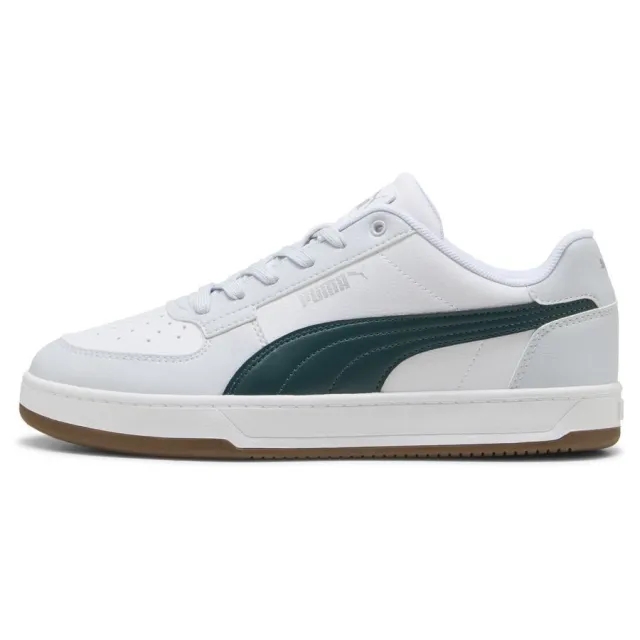 PUMA Caven 2.0 Sneakers, Silver Mist/Green Terrain/White, size 10