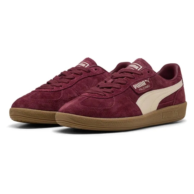 PUMA Palermo Sneakers Unisex, Ruby Shimmer/Alpine Snow, size 10