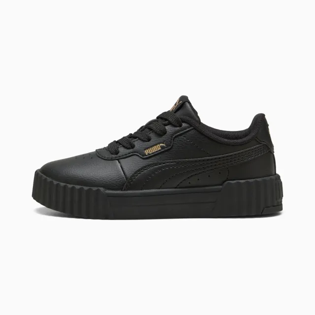 PUMA Carina 3.0 Sneakers Kids, Black/Gold, size 1