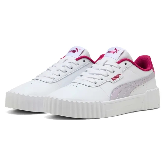 PUMA Carina 3.0 Sneakers Youth, White/Lilac Crush, size 3