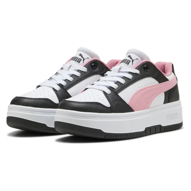 PUMA Rebound Femme Low Sneakers Women, White/Pinkscape/Black, size 3