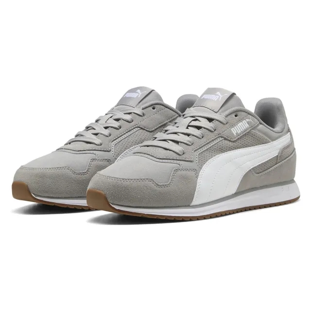 PUMA Softride ST Miler Sneakers Unisex, Grey Echo/White/Gum, size 10