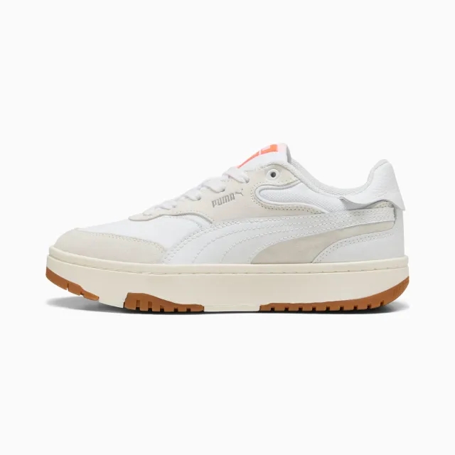 PUMA Cali Sylva Vintage Sneakers Women, White/Warm White, size 3