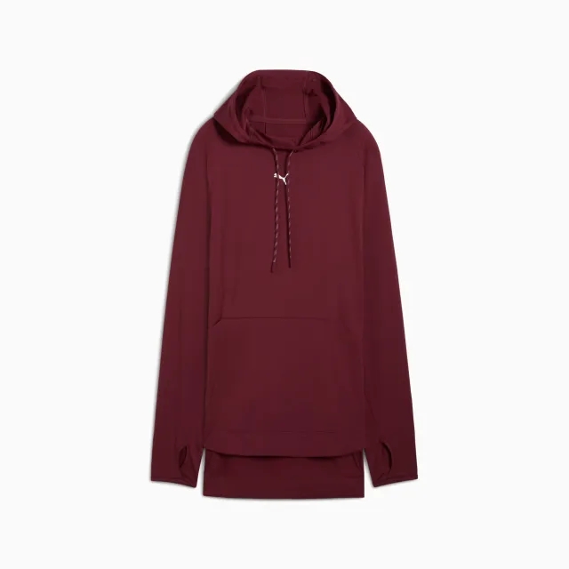 PUMA Modest Hoodie Women, Ruby Shimmer, size 3XL