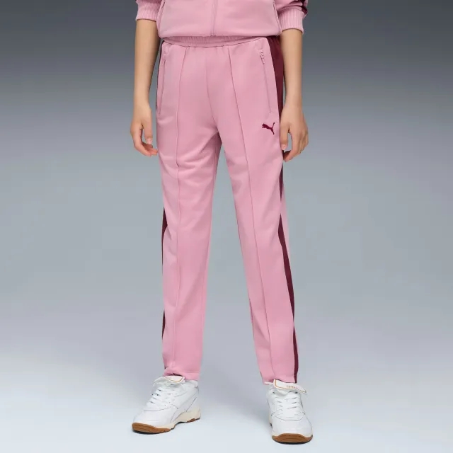 PUMA T7 Always On Slim Track Pants Youth, Poised Pink, size 11-12 Youth