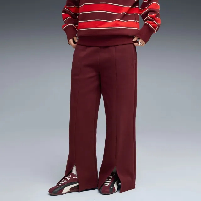 PUMA Wardrobe Essentials Relaxed Pants Women, Ruby Shimmer, size 3XL