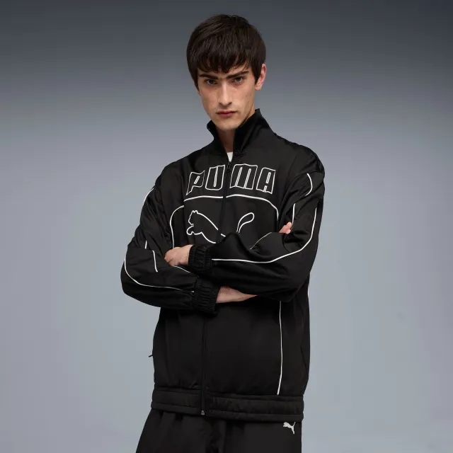 Future.PUMA.Archive Relaxed Track Jacket Unisex, Black, size Large