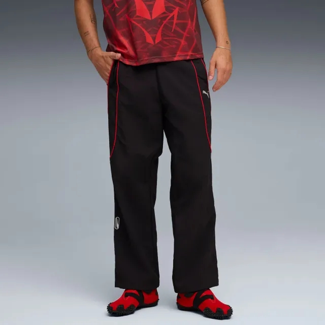 PUMAtech Relaxed Track Pants Men, Black/For All Time Red, size Large