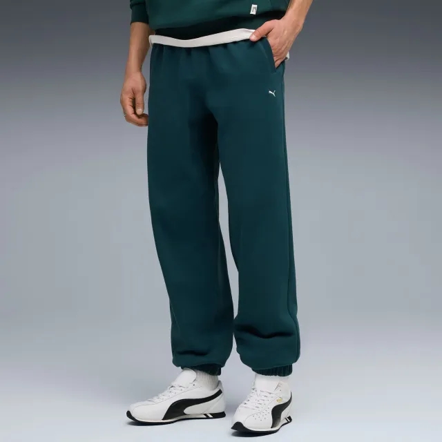 PUMA MMQ Sweatpants Men, Green Terrain, size Large
