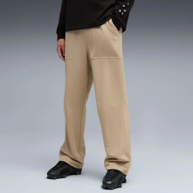 PUMA MMQ Woven Pants Men, Ice Coffee, size Large