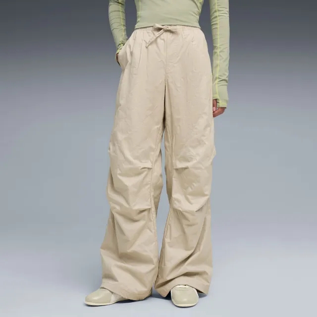 PUMA Yona Parachute Pants Women, Desert Dust, size Large