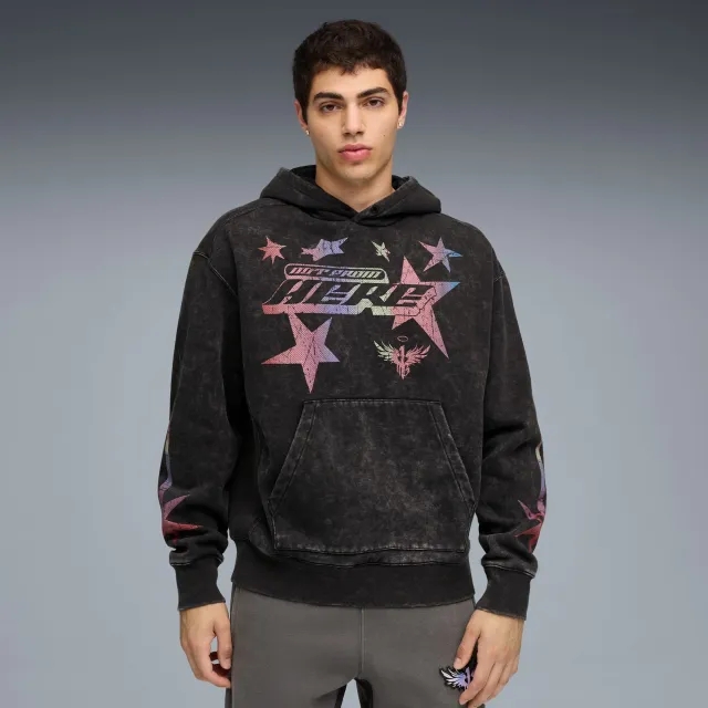 PUMA Lamelo Star Vision Hoodie Men, Black, size 3XL