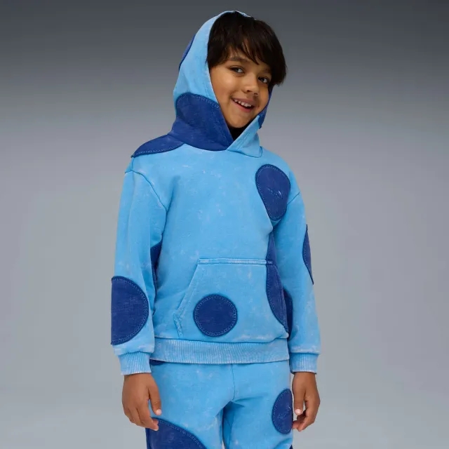Fenty x PUMA x Smurfs Hoodie Kids, Regal Blue, size 1-2 Youth