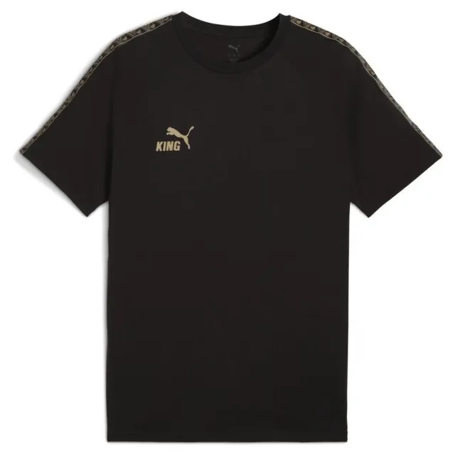 PUMA King T-Shirt Men, Black/Gold, size 3XL