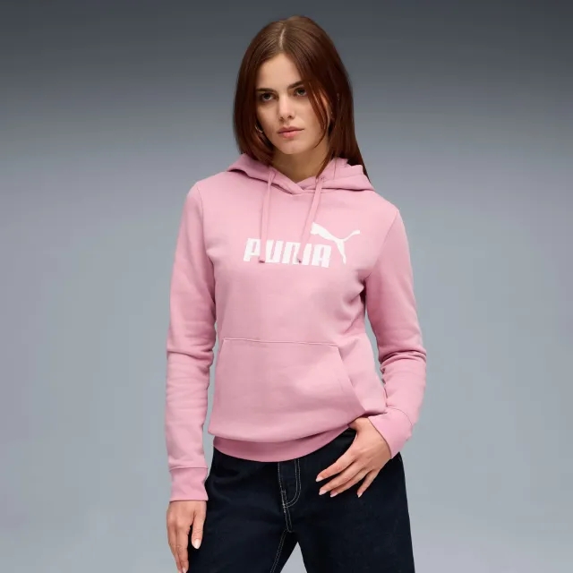 PUMA Ess No. 1 Logo Hoodie Women, Poised Pink, size 3XL