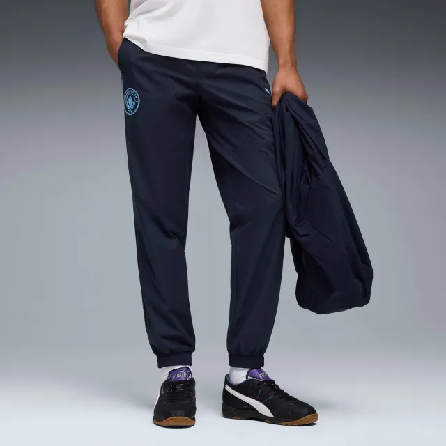 Manchester City PUMAtech Woven Pants Men, Dark Blue, size 3XL