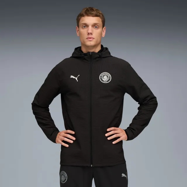 PUMA Manchester City Training Softshell Jacket Men, Black/Silver, size 3XL
