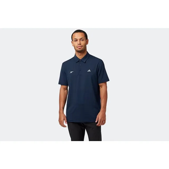 Arsenal adidas Golf Navy Solid Polo Shirt, Multicolor