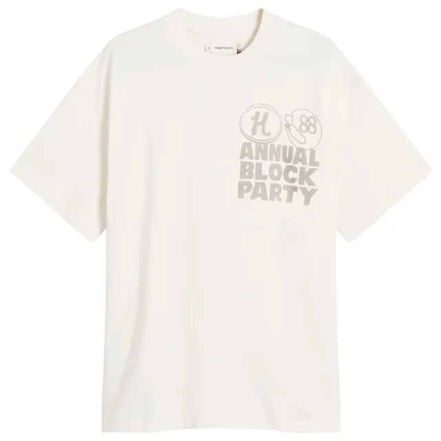 Honor the Gift Men's Annual Block Party T-Shirt Bone
