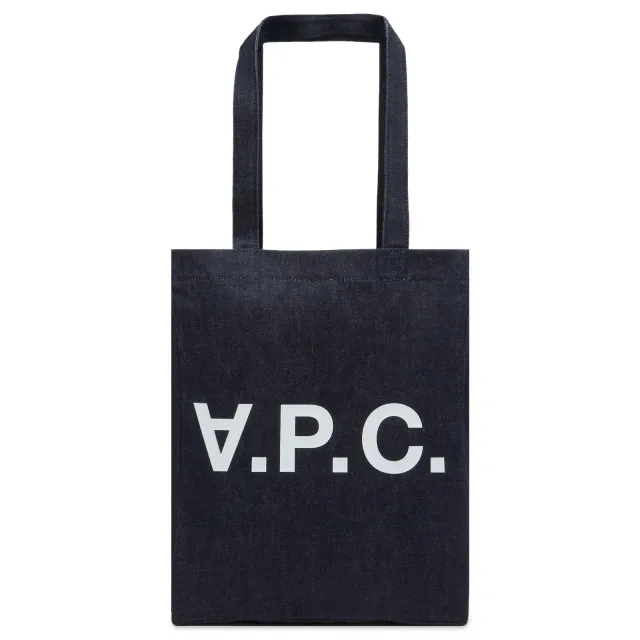 A.P.C. Men's Laure Denim Tote Bag Indigo