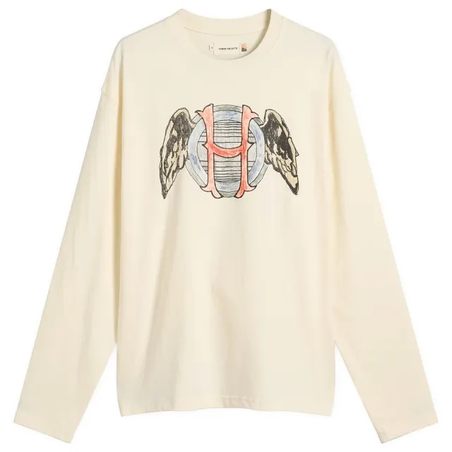 Honor the Gift Men's Honor Wings Long Sleeve T-Shirt Bone