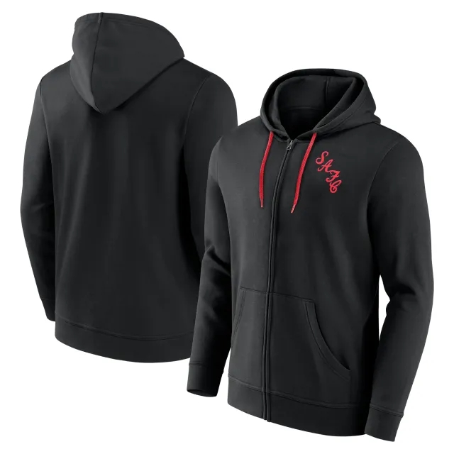 Sunderland Essentials Small Crest Full Zip Hoodie - Black - Mens