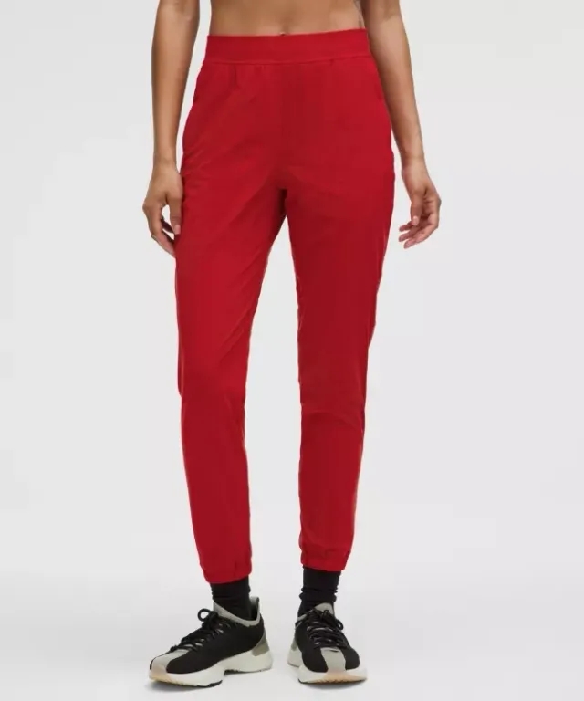lululemon – Women's Adapted State High-Rise Joggers Full Length – Color Dark Red/Red – Size 0
