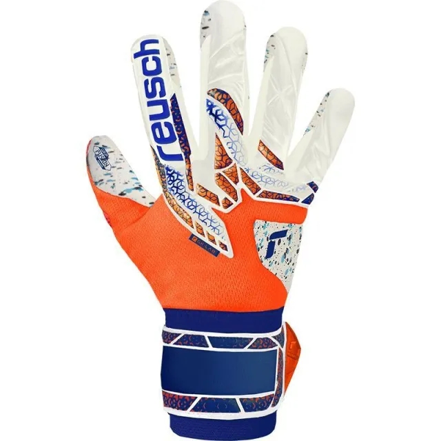 Reusch Goalkeeper Gloves Attrakt Fusion Energize - ['Orange']