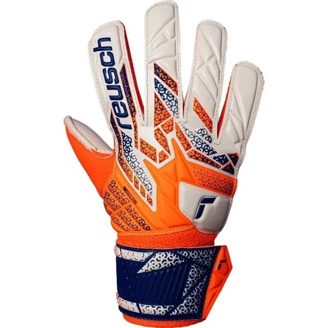 Reusch Goalkeeper Gloves Attrakt Solid Energize - ['Orange']