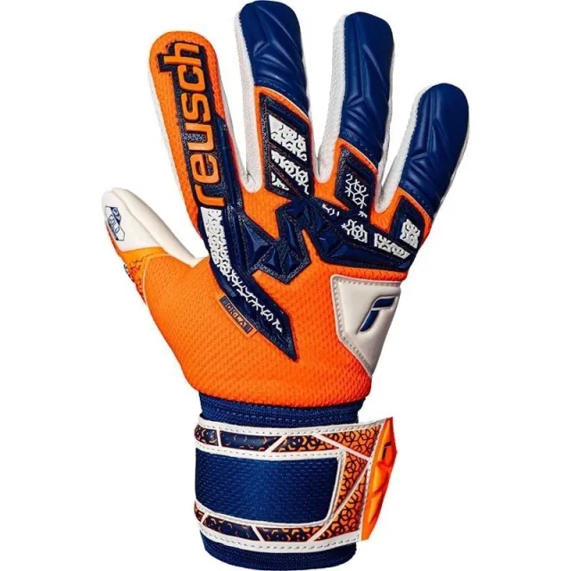 Reusch Goalkeeper Gloves Attrakt Freegel Gold Nc Energize - ['Orange']
