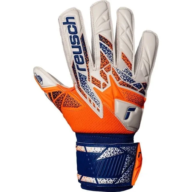 Reusch Goalkeeper Gloves Attrakt Silver Energize - ['Orange']