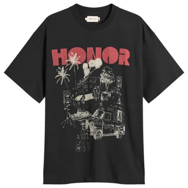 Honor the Gift Men's Block Party T-Shirt Black