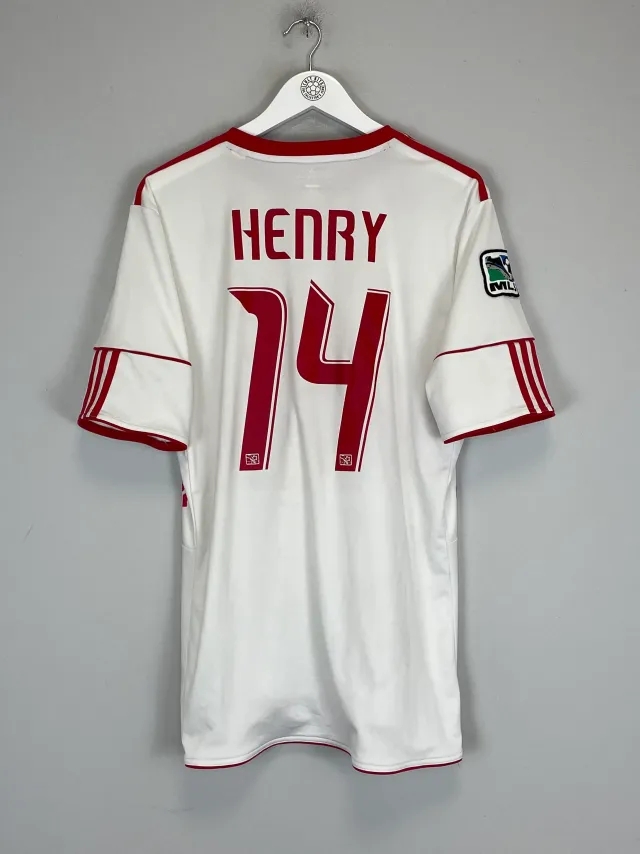 2010 NEW YORK RED BULLS HENRY #14 HOME SHIRT (L) ADIDAS | Cult Kits
