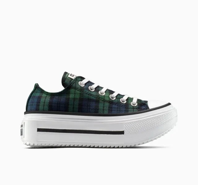 Converse Chuck Taylor All Star Lift Double Stack Platform Plaid - 