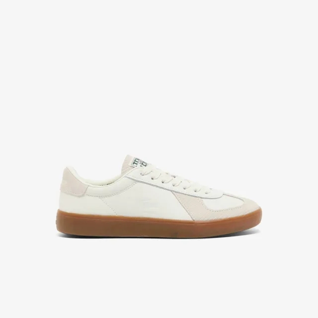 Lacoste Women’s Baseshot Pro Leather Sneakers - Beige/Gum