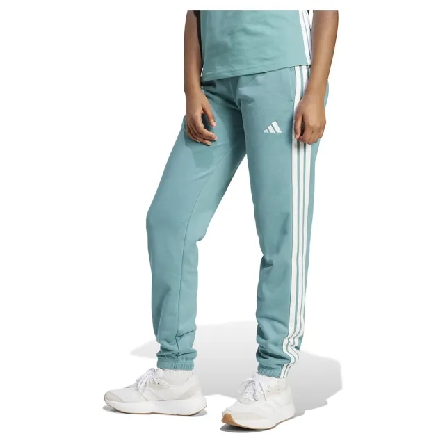 Adidas Essentials 3 Stripes French Terry Cuffed Joggers