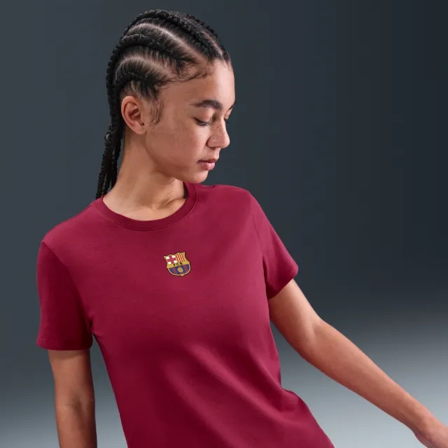 F.C. Barcelona Women's Nike Football T-Shirt - Noble Red