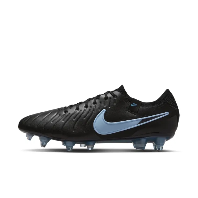 Nike Tiempo Legend 10 Elite Soft-Ground Low-Top Football Boot - Black - Recycled Content Minimum