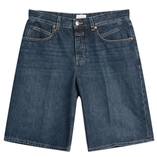 Closed Women's Rigid Denim Shorts Dark Blue