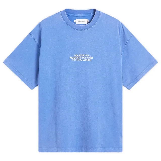 Honor the Gift Men's Live For The Moments T-Shirt Blue