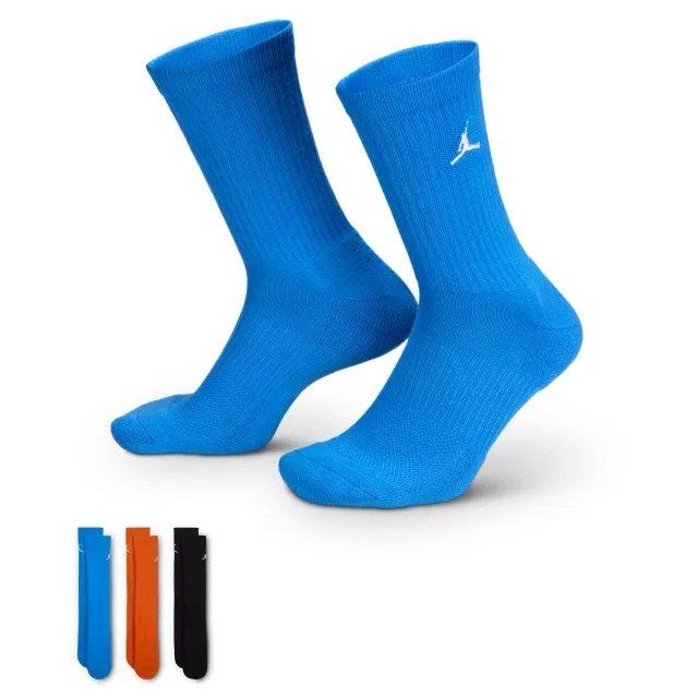 Nike Jordan Everyday Crew Socks (3 pairs) - Multi-Colour